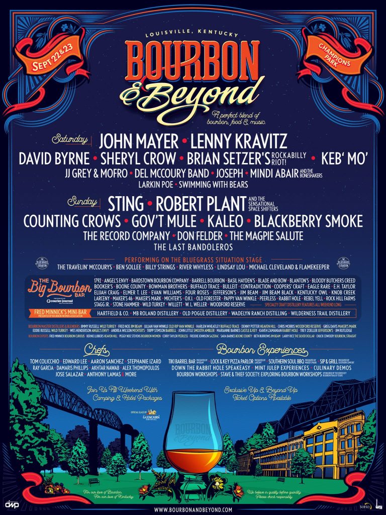 Bourbon & Beyond Sting, John Mayer, Robert Plant Lead Music Lineup For